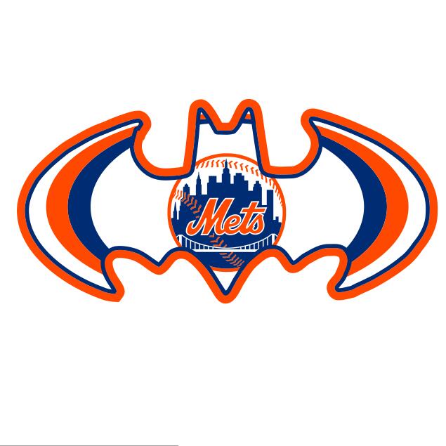 New York Mets Batman Logo DIY iron on transfer (heat transfer)